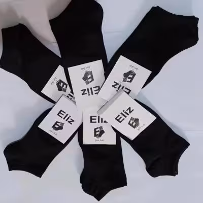 جوراب نخی اعلامشکی پک 6عددی مناسب خانم ها آقایان