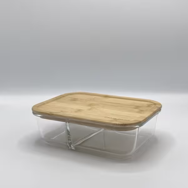 دنی هوم - ظرف نگهدارنده درب بامبو 1/5 لیتر 002