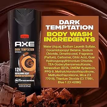 شامپو بدن اکس AXE DARK TEMPTATION
