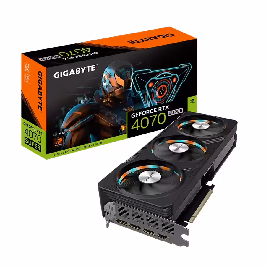 کارت گرافیک گیگابایت مدل GeForce RTX 4070 SUPER GAMING 12G