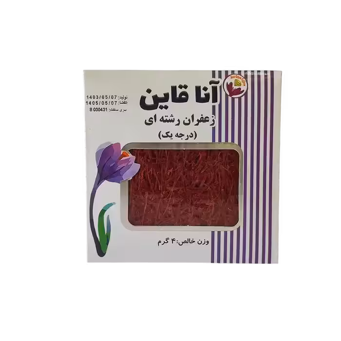 یک مثقال زعفران قائنات سوپر نگین - کد1010 - آنا قاین