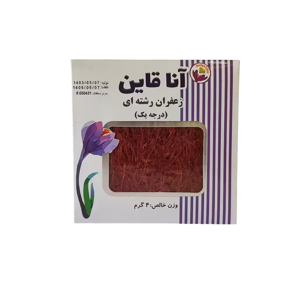 یک مثقال زعفران قائنات سوپر نگین - کد1010 - آنا قاین