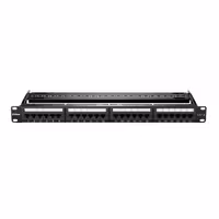 پچ پنل Cat6 24 پورت UTP وی نت V-NPC6U024