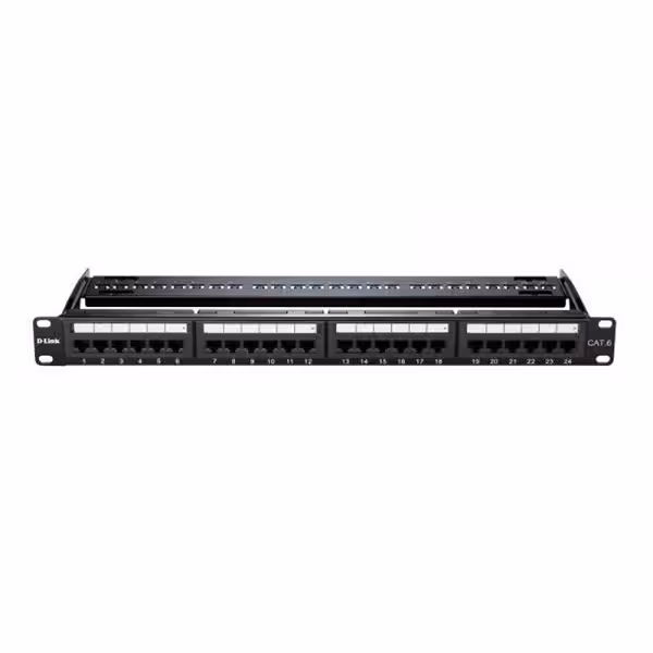 پچ پنل Cat6 24 پورت UTP وی نت V-NPC6U024