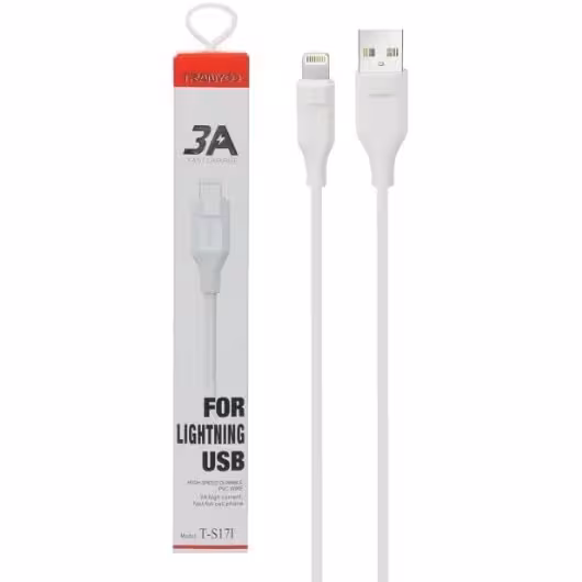 کابل ترانیو لایتنینگ 3 آمپر مدل T_S17I