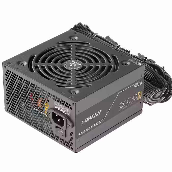 منبع تغذیه کامپیوتر غیر ماژولار گرین مدل GP400A-ECO D با توان 400 وات