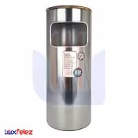 سطل زباله شفق مدل جا سیگاری دار تخت 18 لیتری