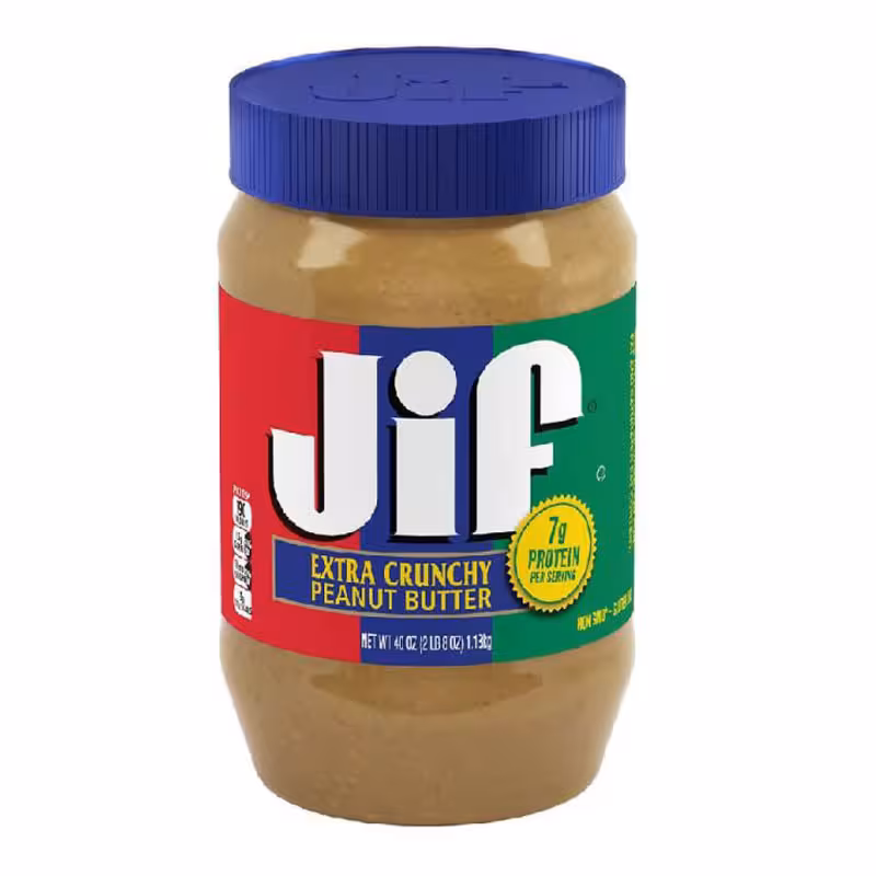 کره بادام زمینی جیف کرانچی 454 گرم