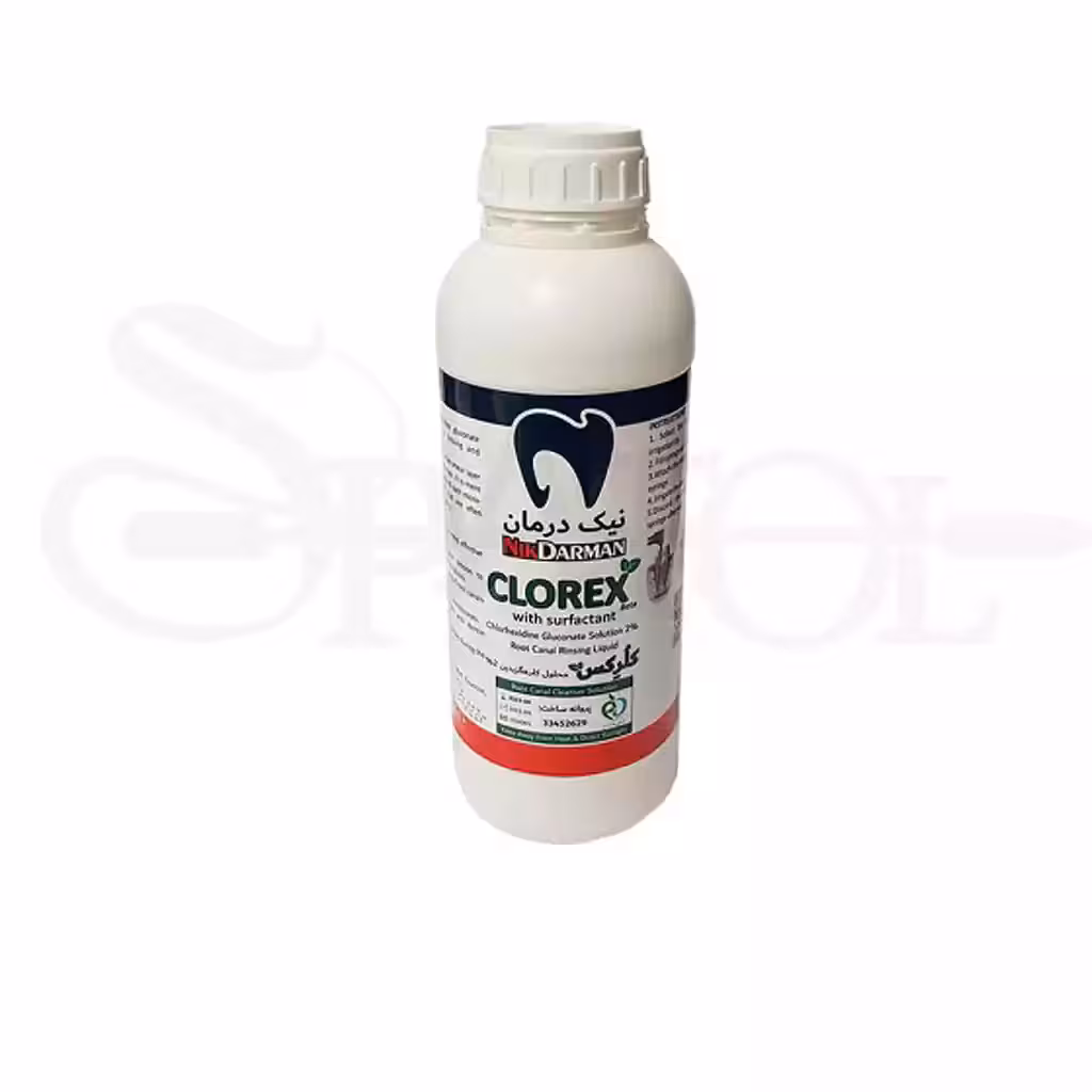 کلرهگزیدین نیک درمان 1 لیتری CLOREX 2% برند Nik Darman