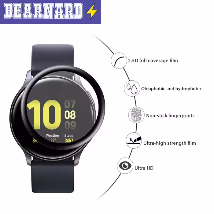 محافظ صفحه نمایش نانو برنارد مدل NBR مناسب برای ساعت هوشمند سامسونگ Galaxy Watch Active 40mm