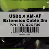  کابل افزایش طول USB 2.0 تی سی تراست مدل TC-U2CF30 طول 3 متر