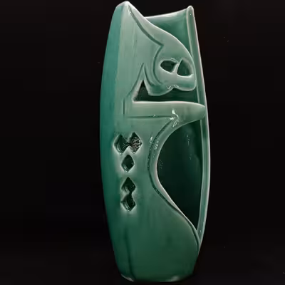 گلدان سرامیکی هیوا طرح هیچ کد 11049372