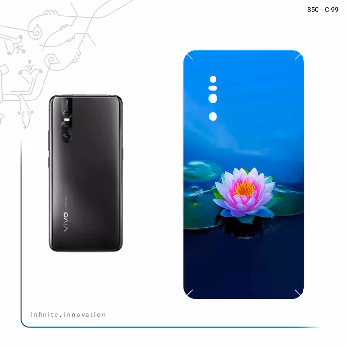 برچسب پوششی ماهوت مدل Lotus مناسب برای گوشی موبایل ویوو X27