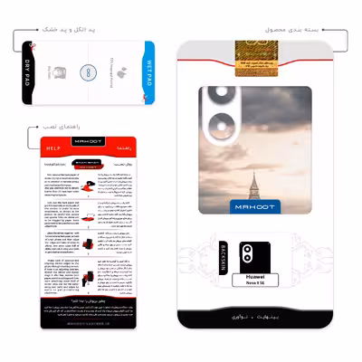 برچسب پوششی ماهوت مدل London-City مناسب برای گوشی موبایل هوآوی Nova 9 SE