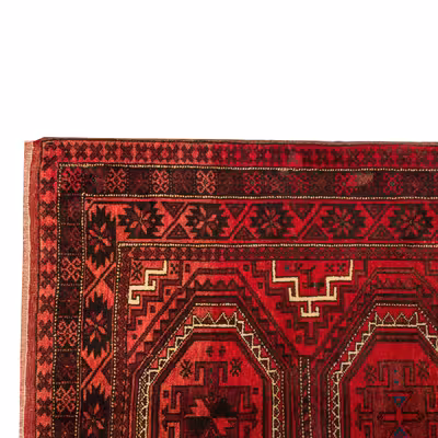 فرش دستبافت سه متری مدل نقشه بلوچ  کد 33.1843