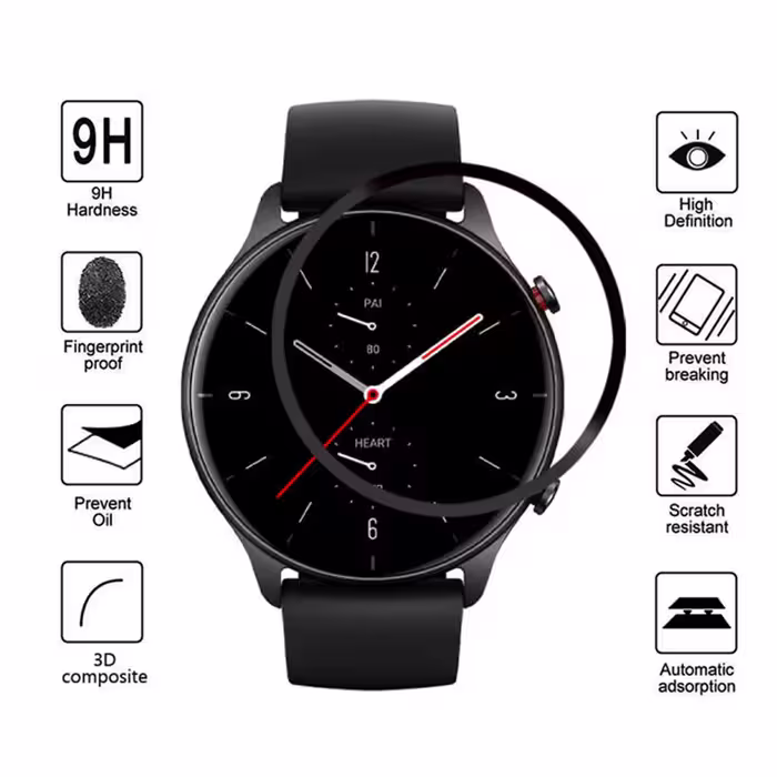 محافظ صفحه نمایش گودزیلا مدل G-PMMA مناسب برای ساعت هوشمند امیزفیت Amazfit GTR 2