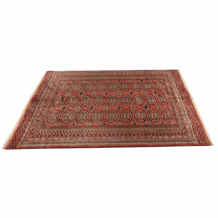 فرش دستبافت سه متری مدل ترکمن کد 40.1945