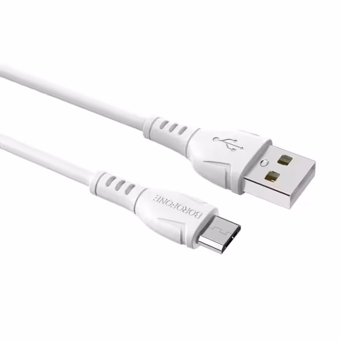 کابل تبدیل USB به MicroUSB بروفون مدل BX51 طول 1 متر