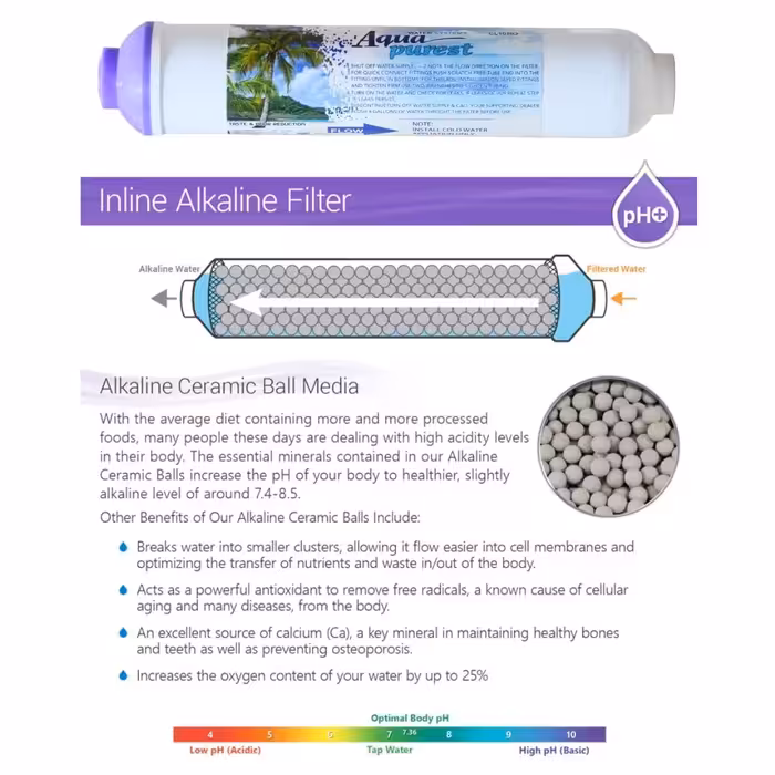 دستگاه تصفیه کننده آب آکوا پیورست مدل ALKALINE- ORP 7001