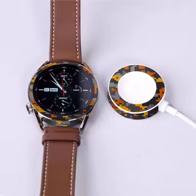 برچسب ماهوت طرح Army-Autumn-pixel مناسب برای ساعت هوشمند هوآوی Watch GT 3 46mm