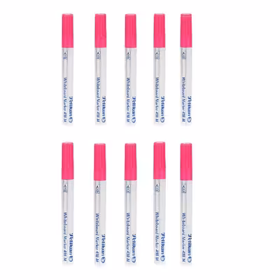 ماژیک وایت برد پلیکان مدل 418M به همراه تخته پاکن بسته 50 عددی