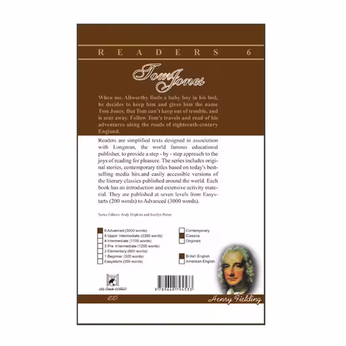 کتاب Tom Jones اثر Henry Fielding انتشارات فرهنگ زبان