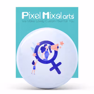  پیکسل پیکسل میکسل طرح فمنیست کد C30026 مجموعه 3 عددی