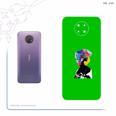 برچسب پوششی ماهوت مدل Collage of Women Portrait 3 مناسب برای گوشی موبایل نوکیا G10