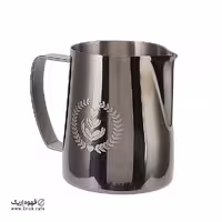 پیچر شیر استیل 350ml طرح باریستا اسپیس