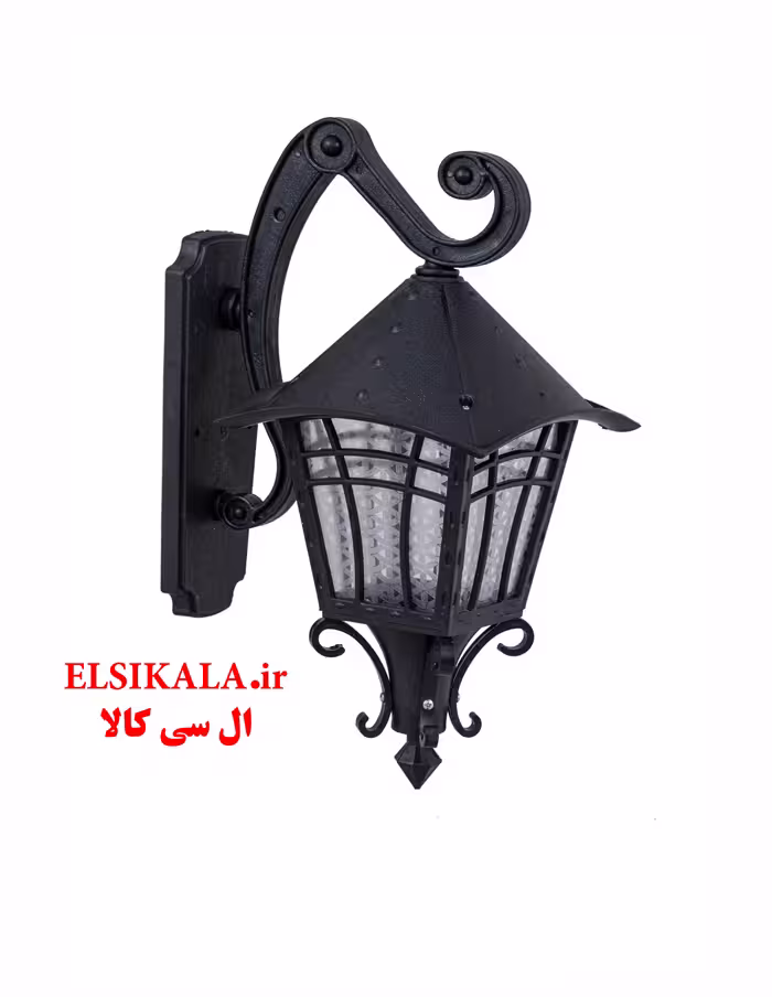 چراغ حیاطی دیواری کاترین مشکی