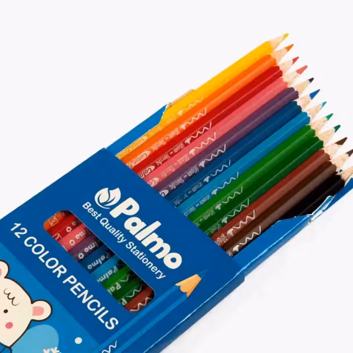 مدادرنگی12رنگ جعبه مقوایی پالمو