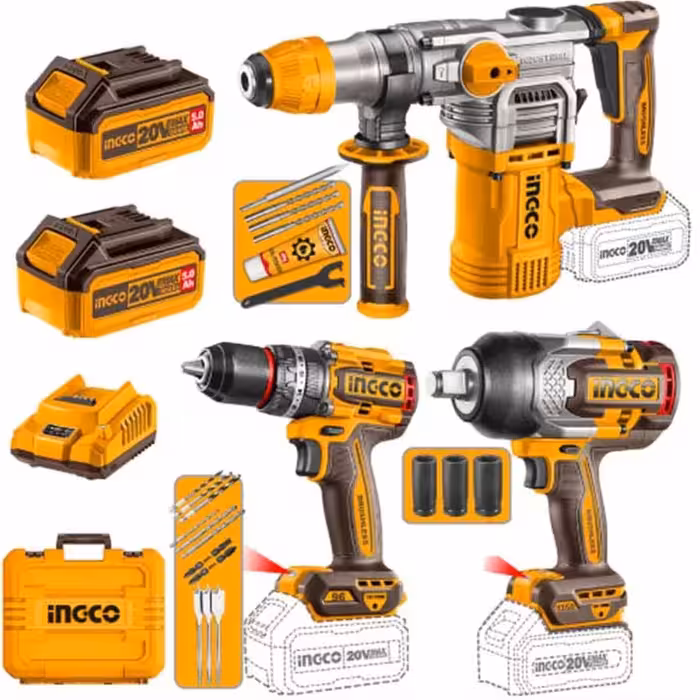 ارسال فوری   امکان خرید حضوری   ضمانت اصالت کالا   ست کمبو 3عددی شارژی اینکو کد COSLI250281