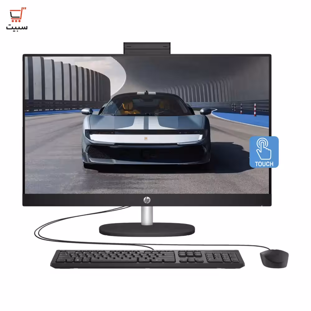آل این وان 23.8 اینچی لمسی اچ پی مدل CR0324NH i5 1334U 8G 512SSD Intel FHD