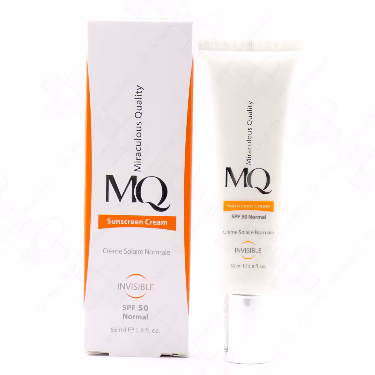 کرم ضد آفتاب پوست نرمال بی رنگ SPF50 ام کیو 55 میلی لیتر