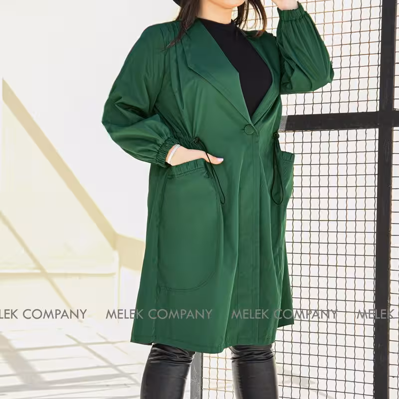 بارانی یقه آمریکایی سایز بزرگ