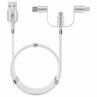 کابل تبدیل USB به USB-C/ لایتنینگ/ microUSB هانیول مدل HC000041/CBL/MGT