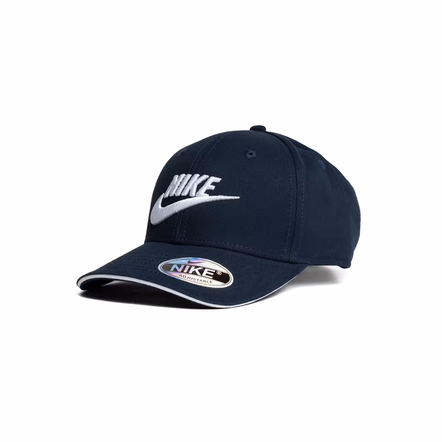 کلاه بیسبالی کتان لبه زه دار گلدوزی NIKE