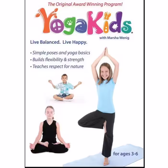 خرید و دانلود آموزش ابتدایی یوگا به کودکان yoga kids تقویت قوای کششی و انعطاف پذیری و سلامت کودک