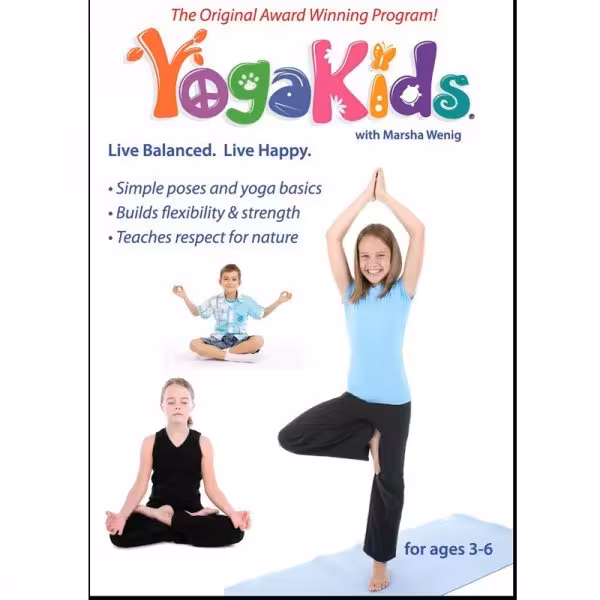 خرید و دانلود آموزش ابتدایی یوگا به کودکان yoga kids تقویت قوای کششی و انعطاف پذیری و سلامت کودک