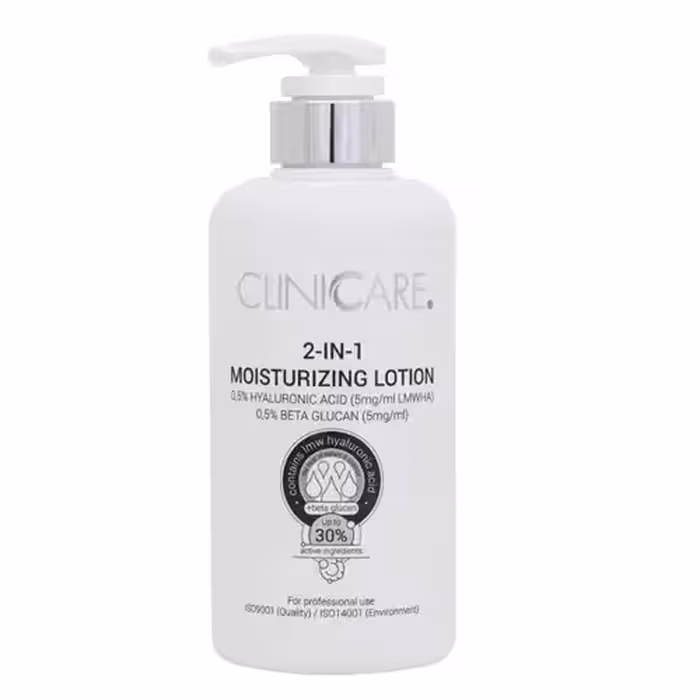 لوسیون مرطوب کننده و آبرسان کلینیکر سوئد 500 میل – ClinicCare 2-IN-1 MOISTURIZING LOTION