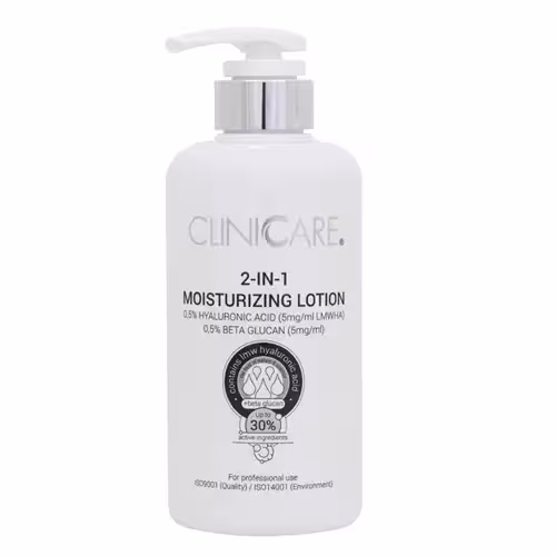 لوسیون مرطوب کننده و آبرسان کلینیکر سوئد 500 میل – ClinicCare 2-IN-1 MOISTURIZING LOTION