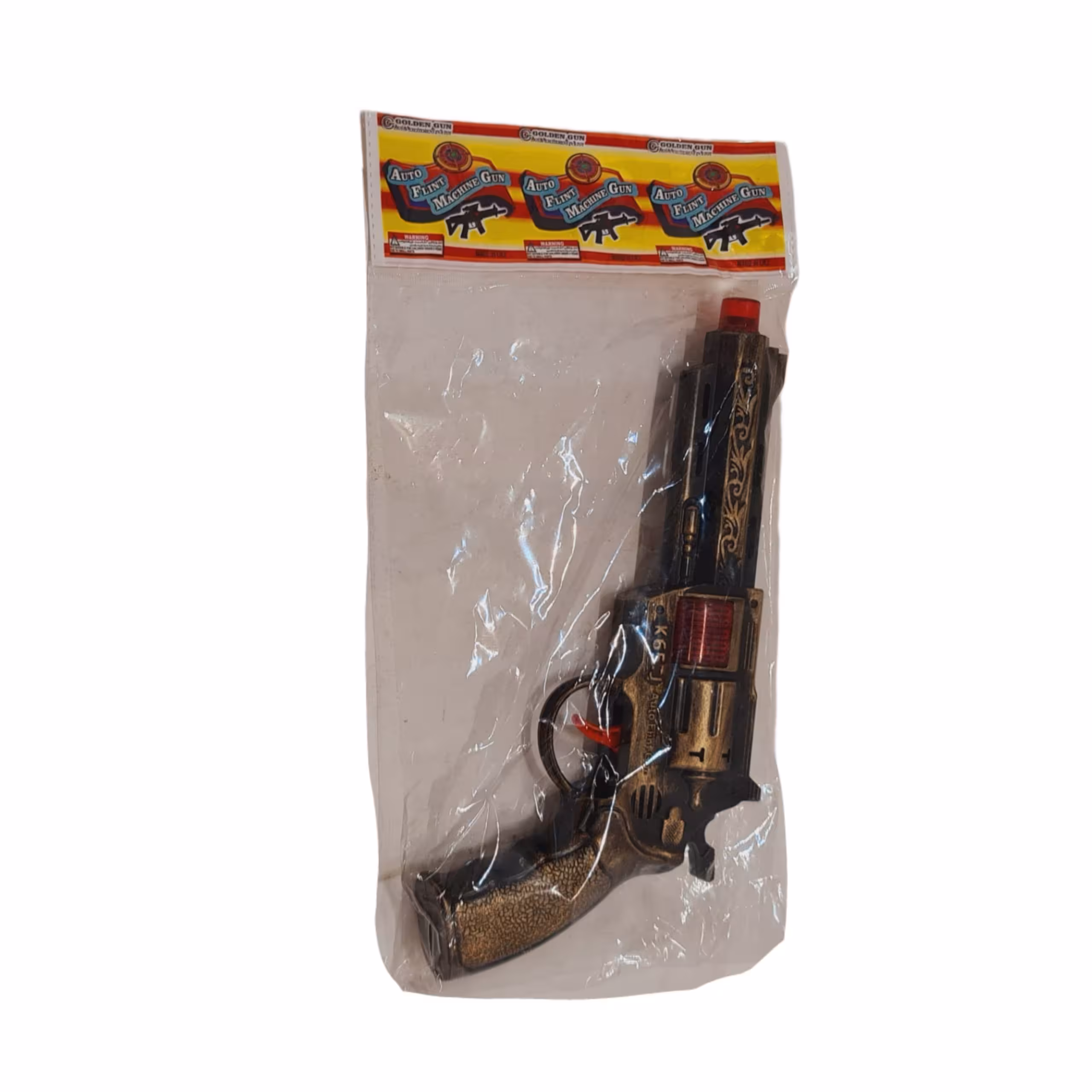 تفنگ کلت متالیک کا 65 جی سلفونی هفت تیر طلایی 60