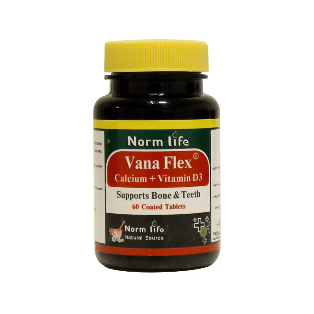 قرص وانا فلکس کلسیم و ویتامین D3 نورم لایف