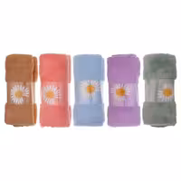 دستمال نظافت خانه و آشپزخانه میکروفایبر مدل گل بابونه مجموعه 5 عددی | کالا مکس