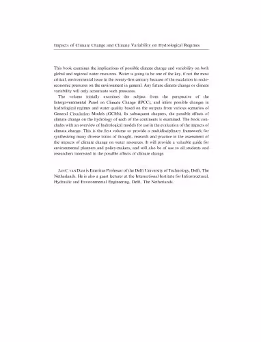 خرید و دانلود نسخه کامل کتاب Impacts of Climate Change and Climate Variability on Hydrological Regimes (International Hydrology Series)