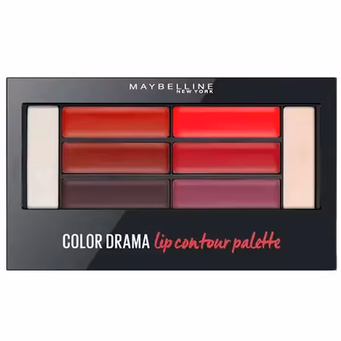پالت کانتور و رژلب میبلین maybelline