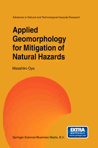 خرید و دانلود نسخه کامل کتاب Applied Geomorphology for Mitigation of Natural Hazards