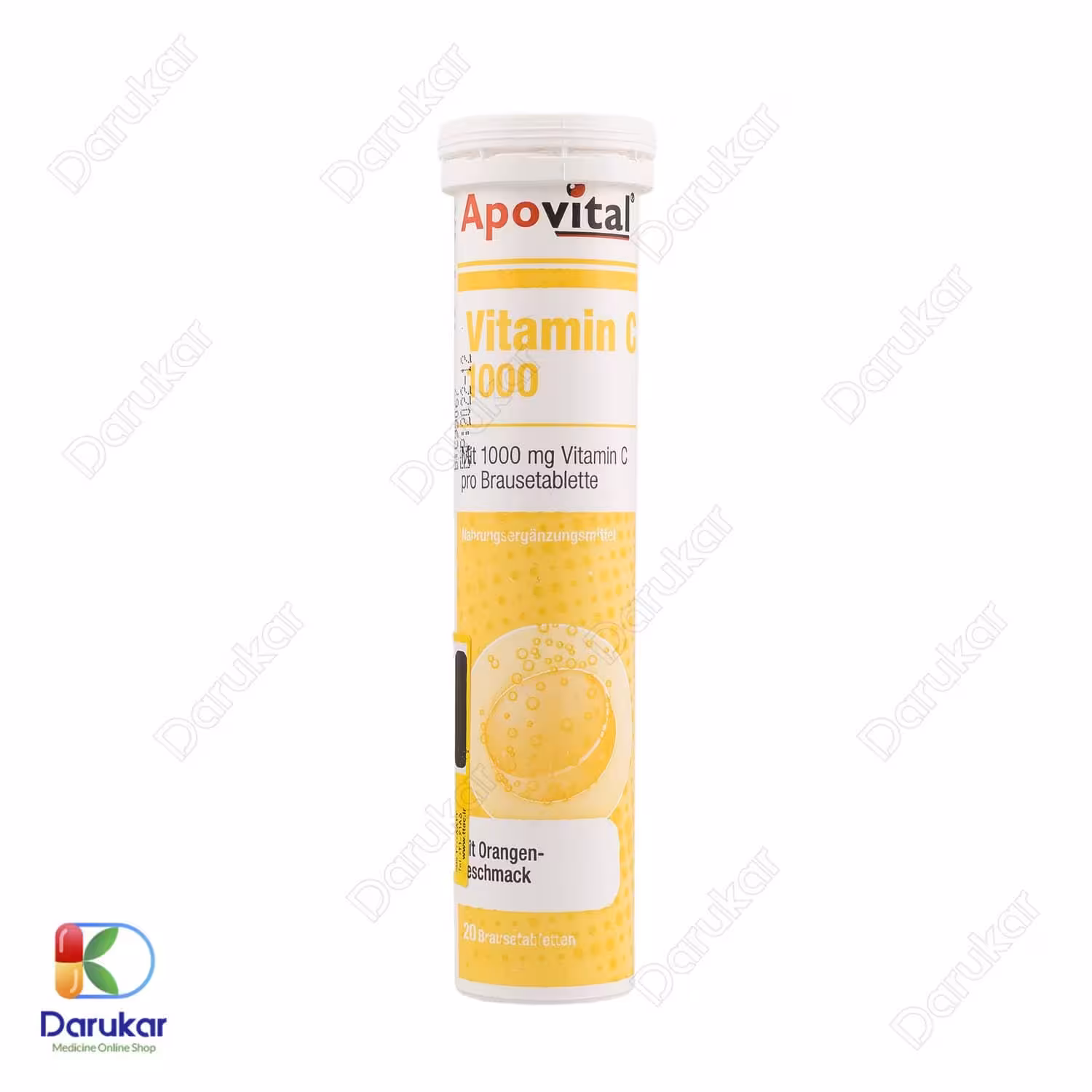 قرص جوشان ویتامین سی 1000 میلی گرم آپوویتال