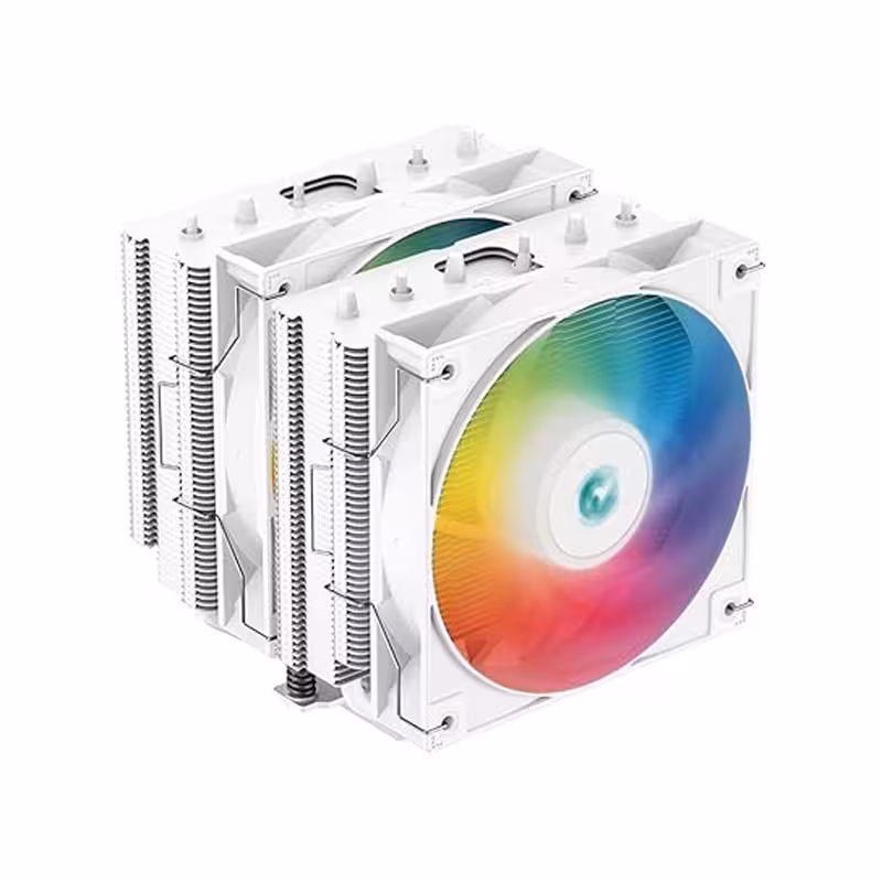 خنک کننده پردازنده دیپ کول مدل AG620 WH ARGB