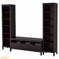 میز تلویزیون و بوفه مشکی قهوه ای مدل HEMNES | برند ایکیا | ارسال 15 الی 20 روز کاری